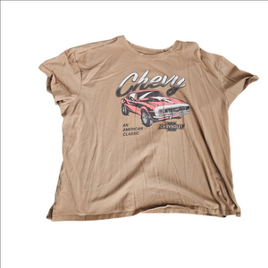 Women's Brown Short Sleeve Tee